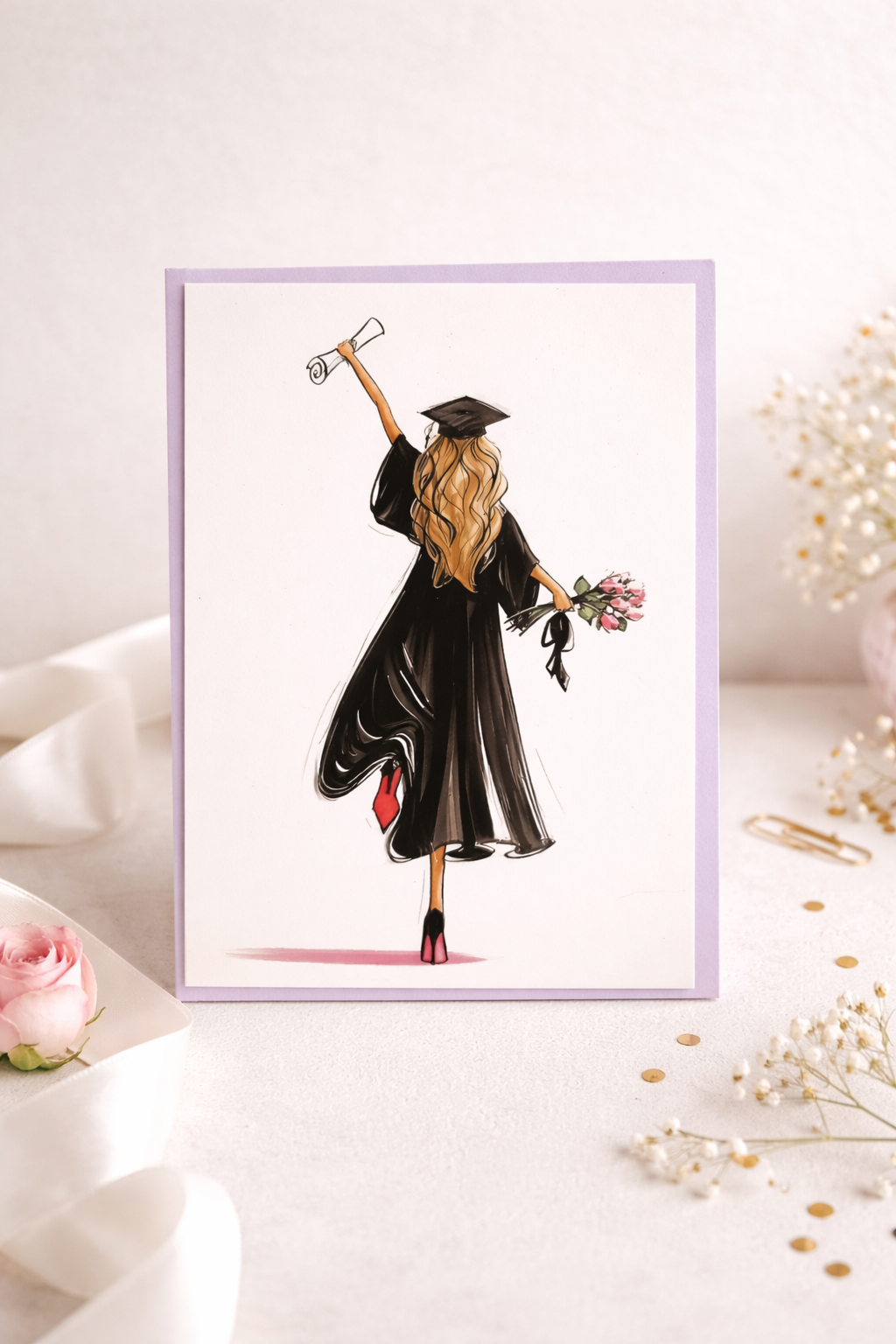Afstudeerkaart 15x10 cm – Felicitatie Kaart Geslaagd | ByCrien