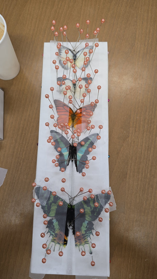 Workshop vlinders prepareren