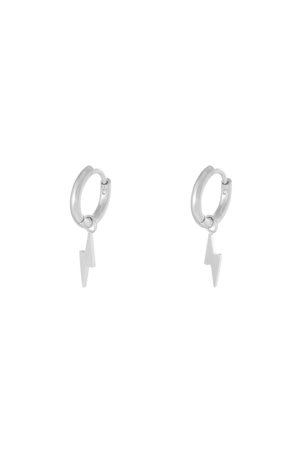 Oorbellen Bolt Goud kleur Stainless Steel