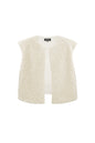 Woven Polyester Fiber Vrouwen Vest Casual Solid Color Fall/Winter