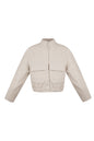 Geweven Polyestervezel Vrouwen Jas Casual Solide Kleur Herfst/Winter