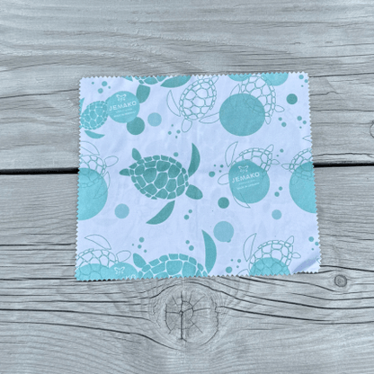 Brillendoekje 17 x 20 cm met zakje, design ‘Ocean’