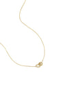 Ketting met verbonden hart bedel