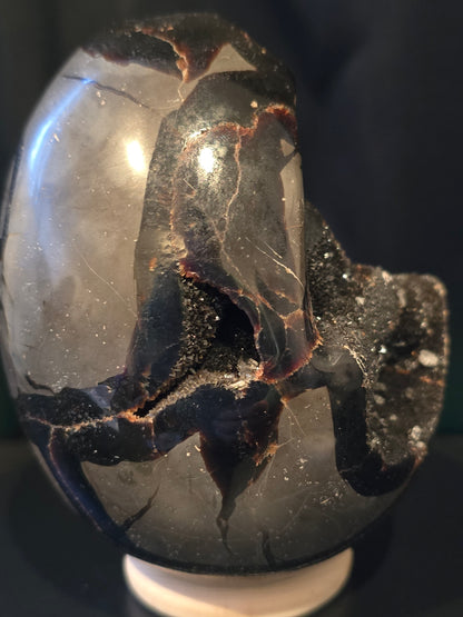 Septarie Geode / Dragon Stone met Kristallen