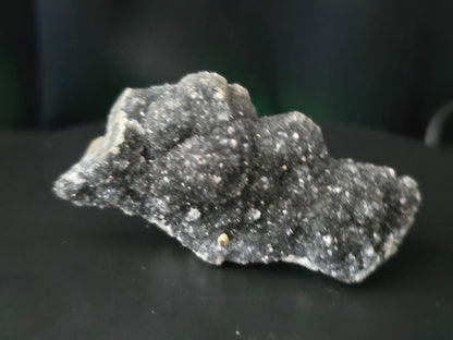 Zwarte Druzy Agaat / Chalcedoon Cluster