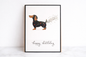Happy Birthday hond met confetti.
