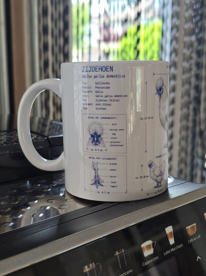 Zijdehoen Blauwdruk Mok 🐔☕