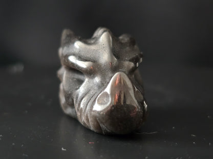 Silver Obsidiaan Drakenkop
