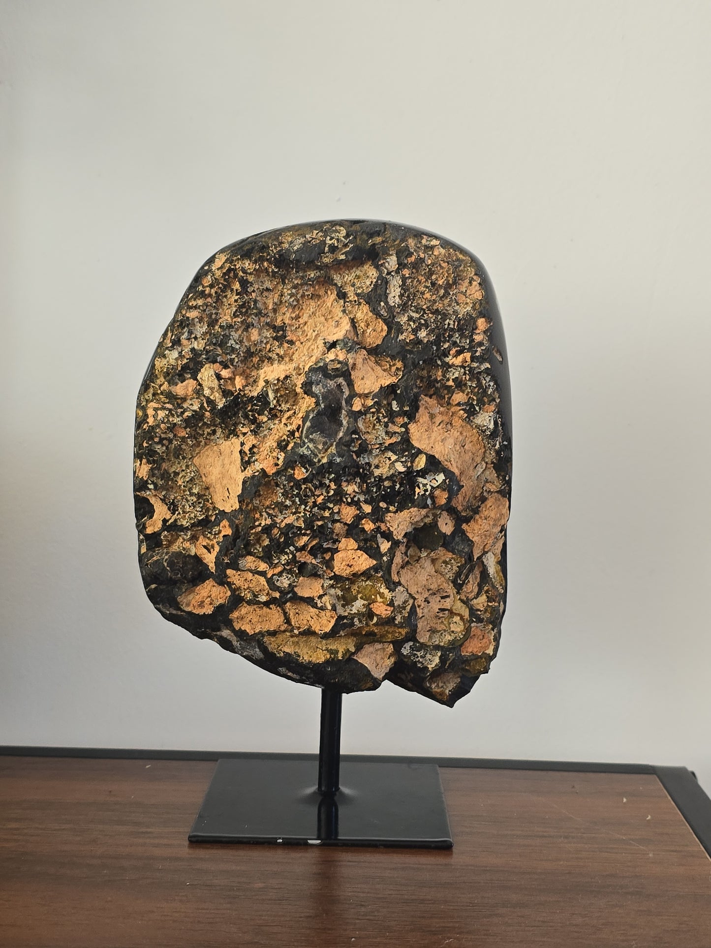 Agaat–Amethistdruse op standaard