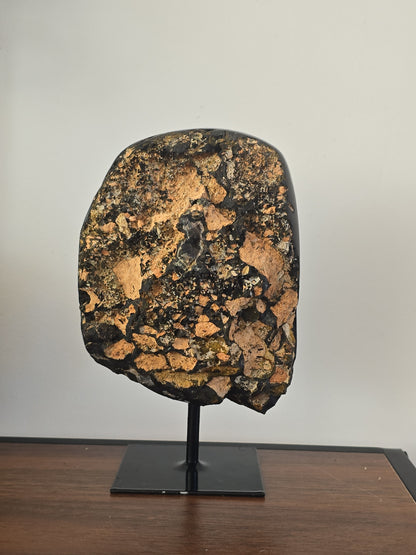 Agaat–Amethistdruse op standaard