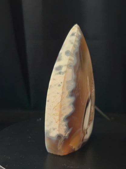Orka Agaat Vlam met Druzy