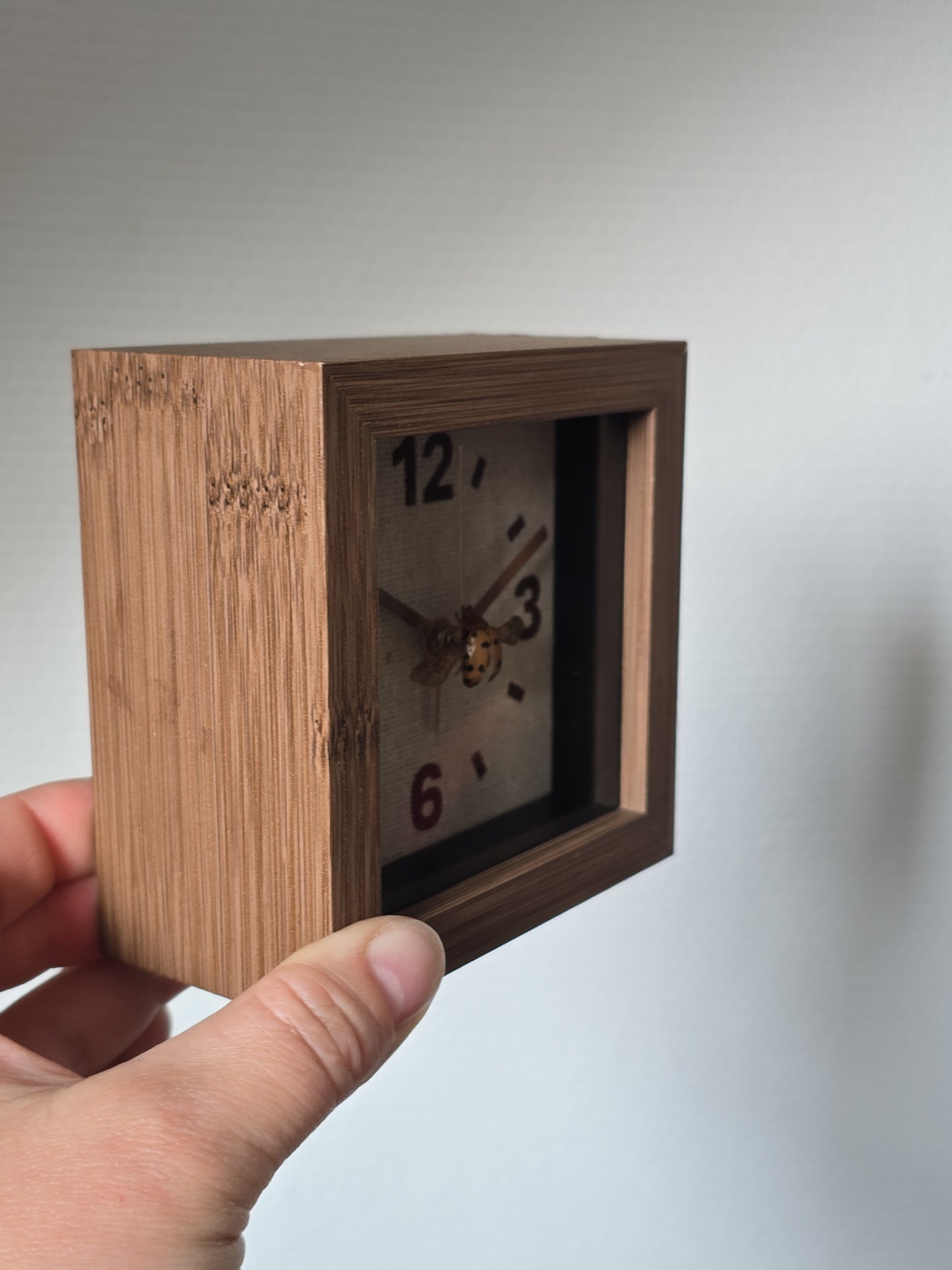 Unieke wekker met insect