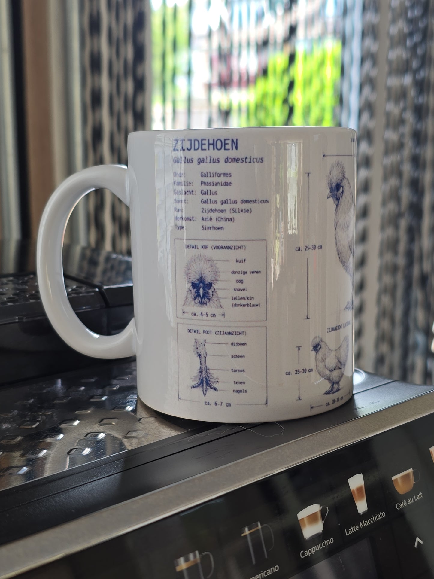 Zijdehoen Blauwdruk Mok 🐔☕