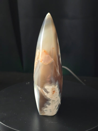 Orka Agaat Vlam met Druzy