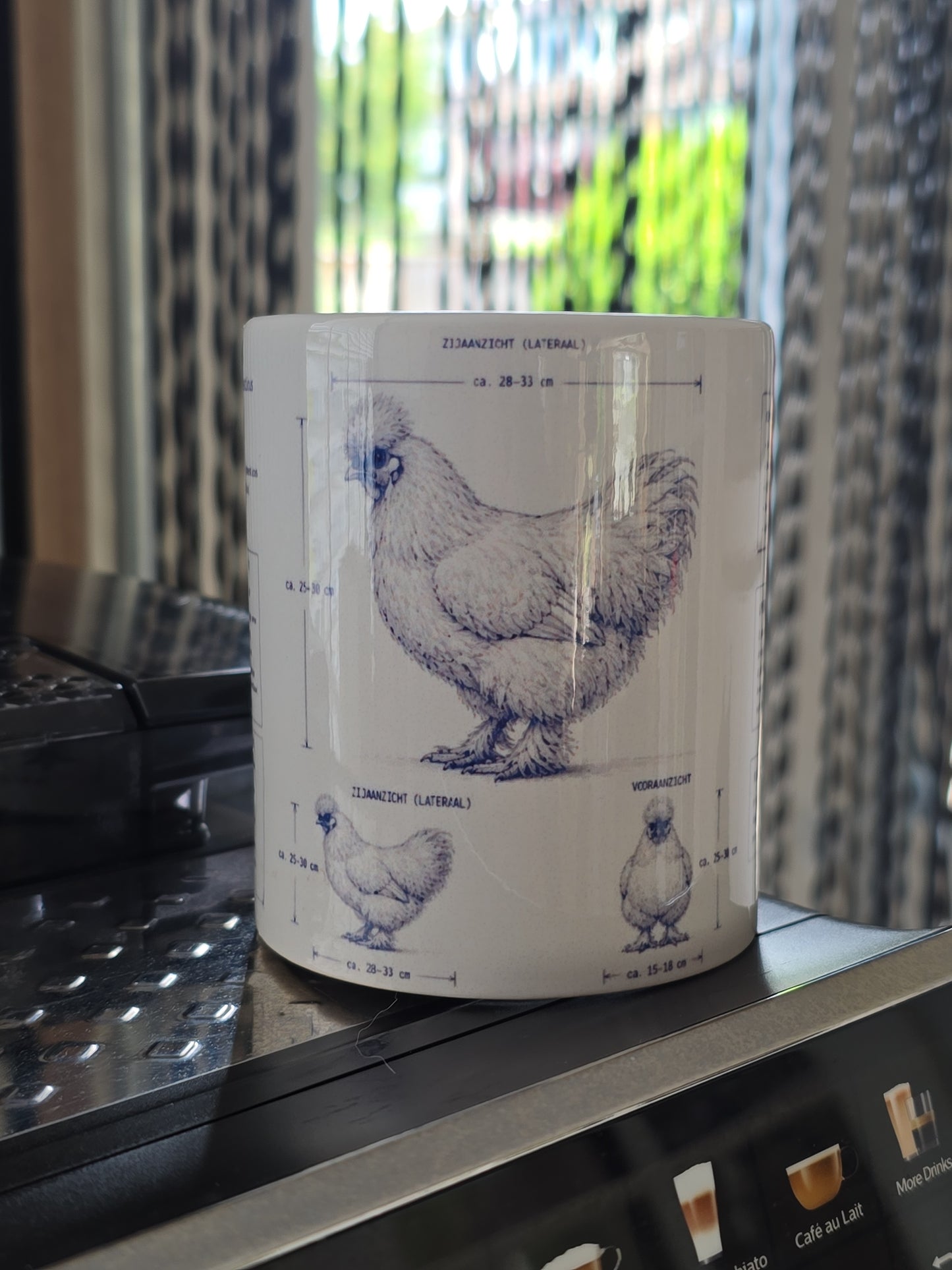 Zijdehoen Blauwdruk Mok 🐔☕