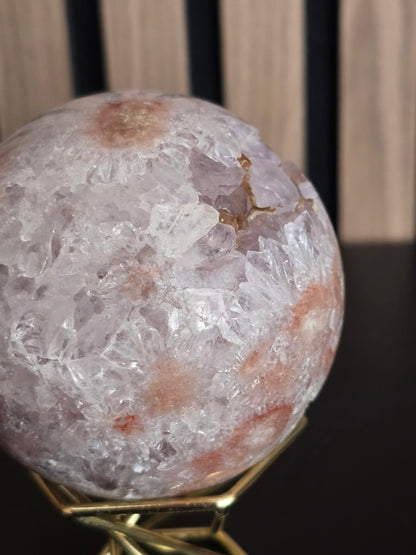 Amethist / Kwarts Geode Bol