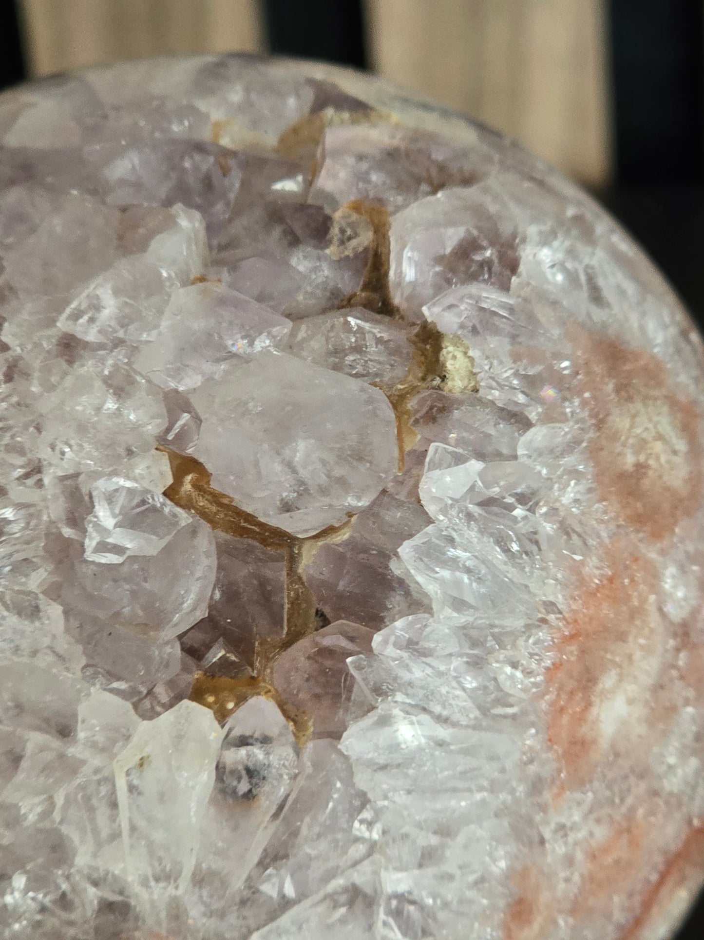 Amethist / Kwarts Geode Bol
