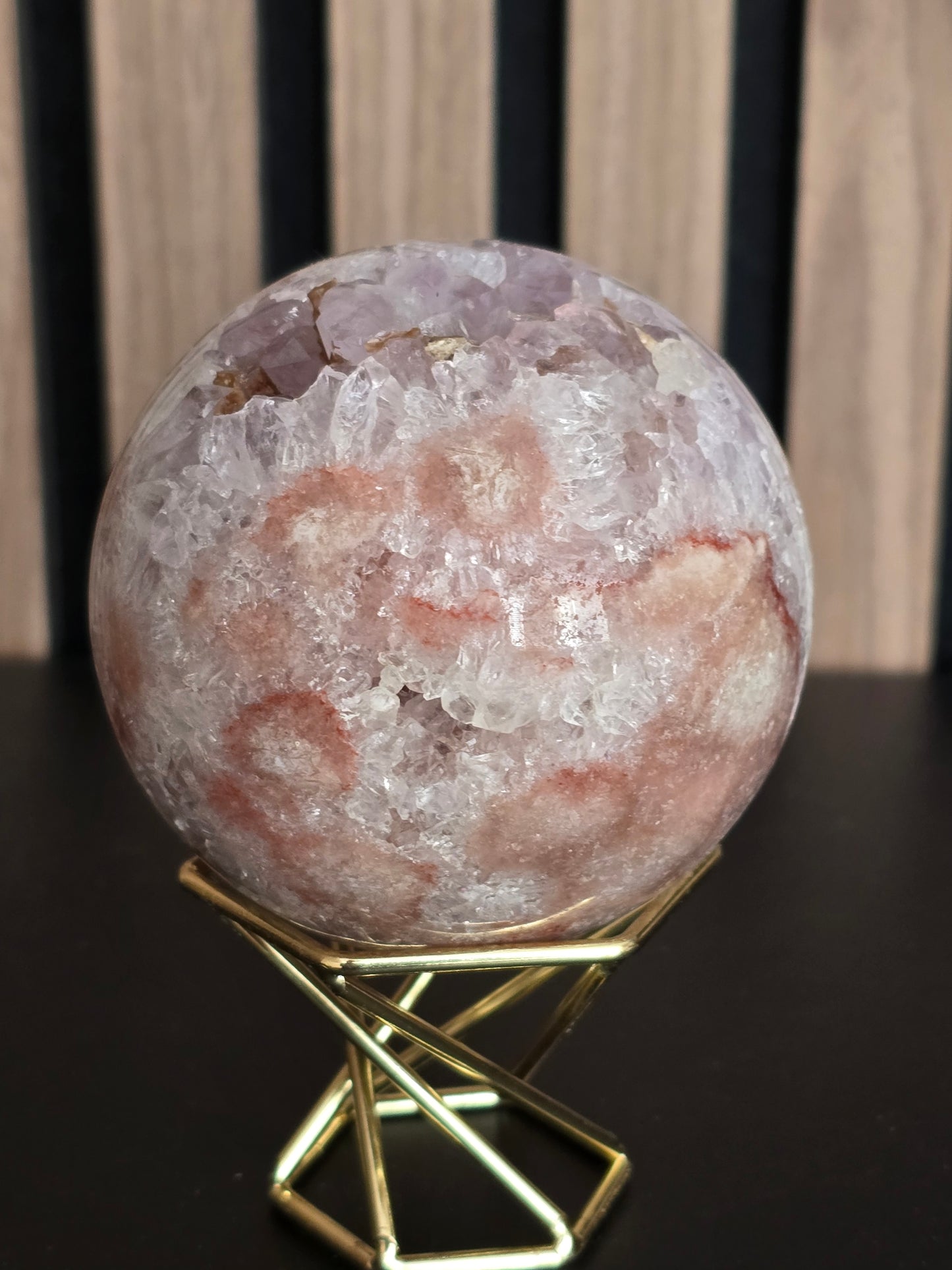 Amethist / Kwarts Geode Bol