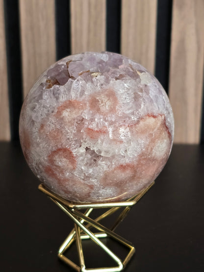 Amethist / Kwarts Geode Bol